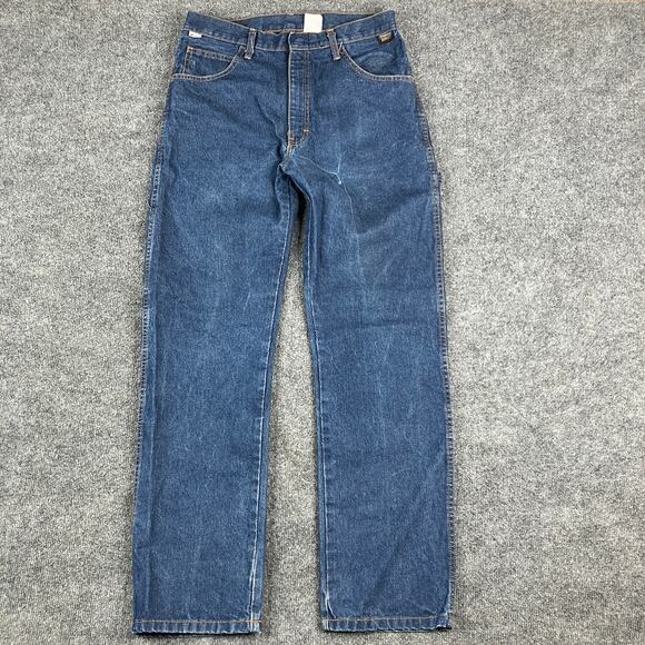 Westex Indura Mens Jeans 32x30 Flame Resistant Blue Straight Leg Workwear Denim - Picture 1 of 12
